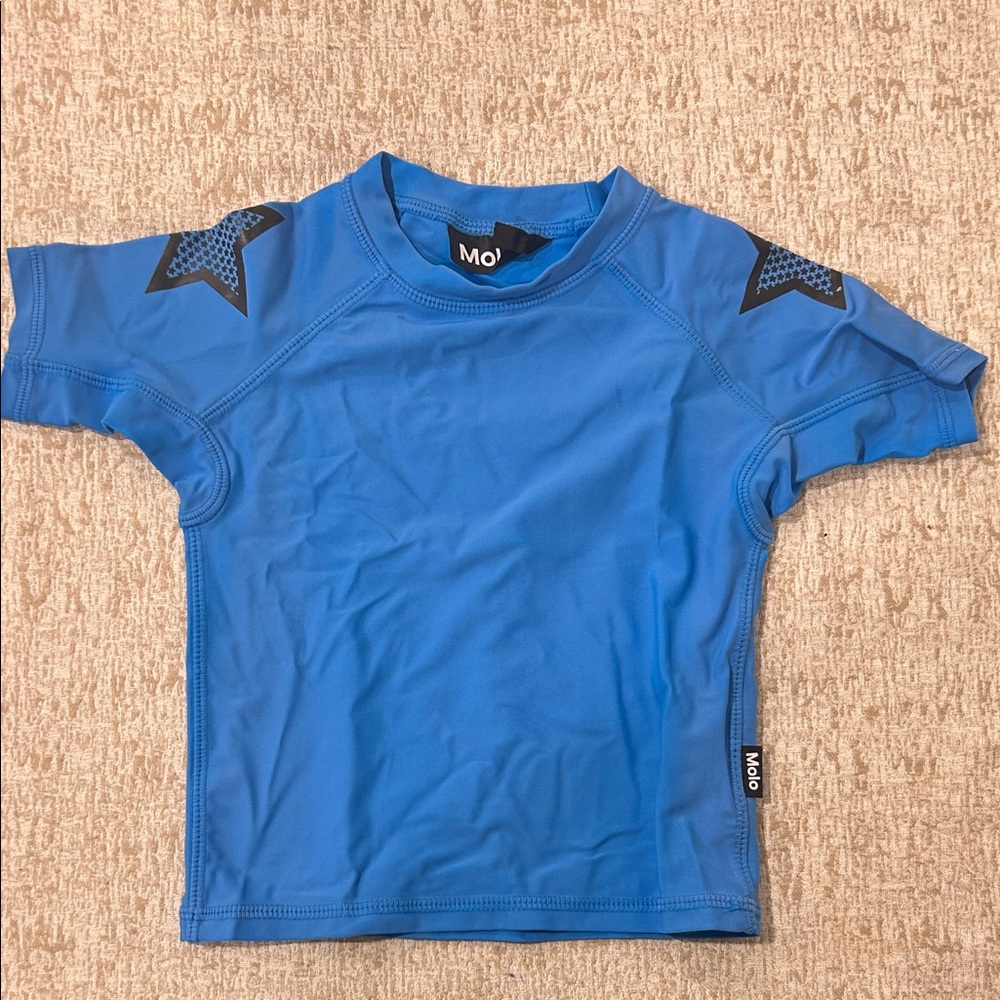Molo Blue Short Sleeve rashguard NWOT